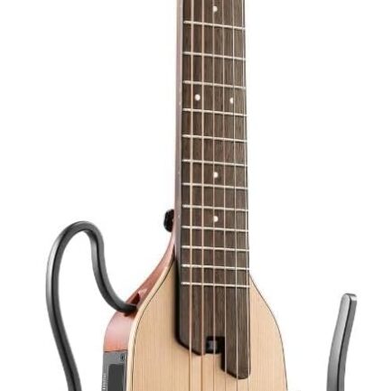 Acoustic Electric Guitar  Travel Guitar with Multiple Effect Modes Smart Guitarra Kit of Earphone, Gig Bag, Strap, Charging Cable
