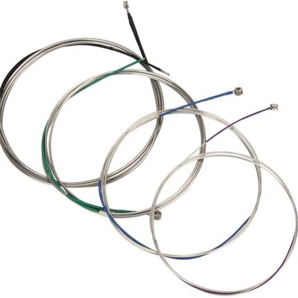 Cello strings Full Set  Universal Steel Core Nickel-Chromium Wound with Nickel-plated Ball End for 4/4 3/4 1/2 1/4 Cellos