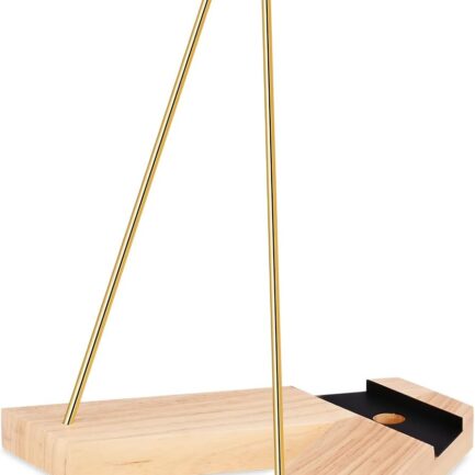 Electric Guitar Stand Bass Stand Wooden Floor Stand For Bass And Electric Guitar Minimalism Removable And Collapsible Oak Holder Stand Gifts Can Use for Guitar and Skateboard