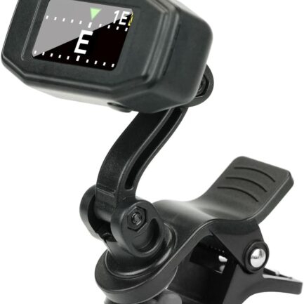 Guitar Tuner Clip On Rechargeable Easy to Read Simple TFT Screen Good to Use in Strong Light Extremely Fast and Accurate Tuning 360 Swivel Clip