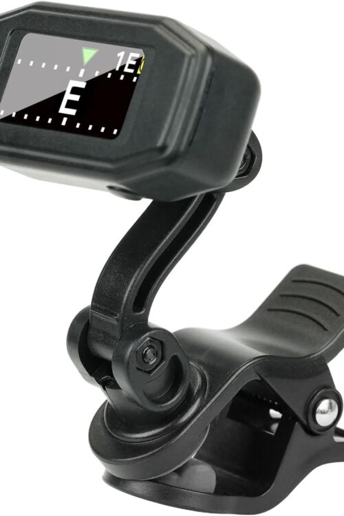Guitar Tuner Clip On Rechargeable Easy to Read Simple TFT Screen Good to Use in Strong Light Extremely Fast and Accurate Tuning 360 Swivel Clip