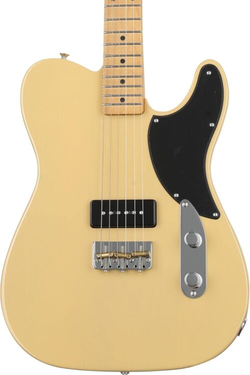 Electric Guitar, with 2-Year Warranty, Vintage Blonde, Maple Fingerboard