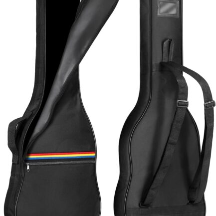 Guitar Dust Cover Bag Electric - Electric Gig Bag Soft Case for Electric Guitars Black No Padding