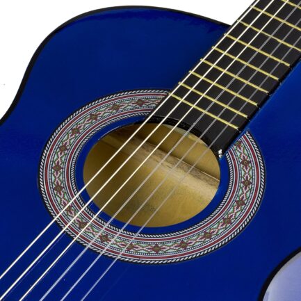 Acoustic Beginner Guitar Pack, Blue